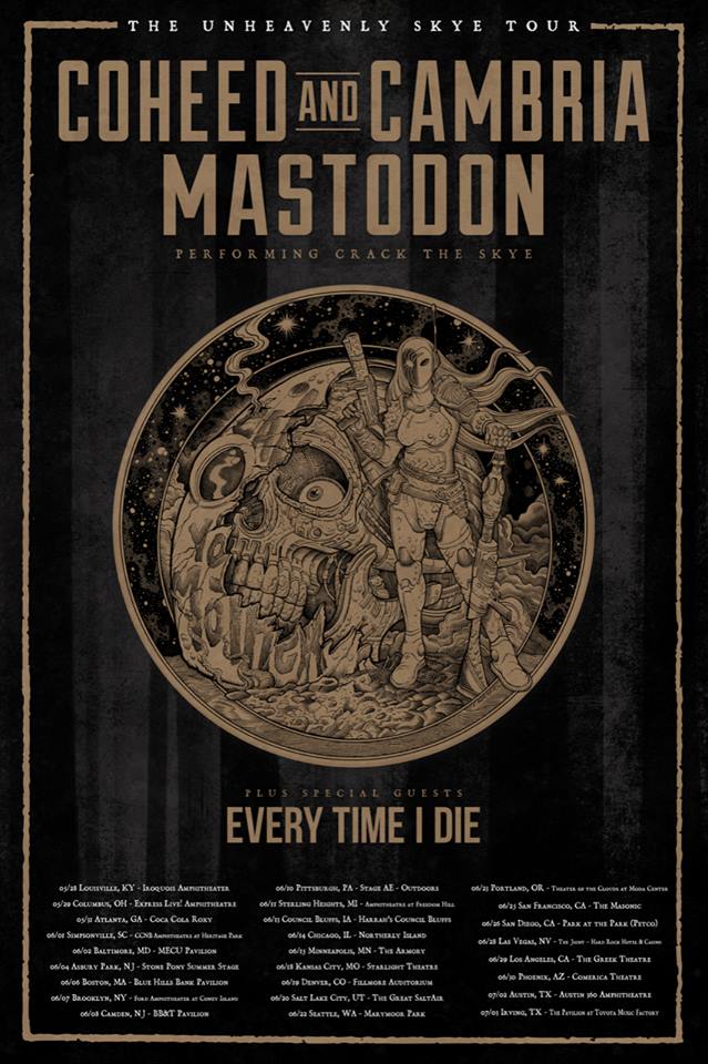 MASTODON Celebrates 'Crack The Skye' 10th Anniv.; Tour W/ COHEED ...